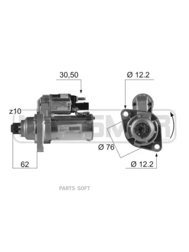 Стартер VW GOLF JETTA PASSAT 1.6-2.0 05-10