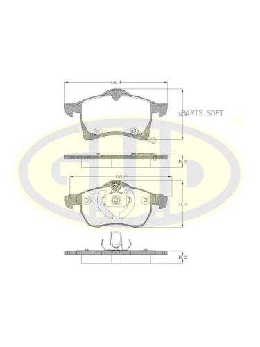 Колодки тормозные передние opel astra g 1.8i-2.2itdi &16v 98-