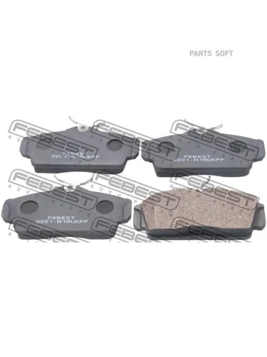 Колодки тормозные Nissan Almera (N16) 00-06 Primera (P11) 96-02 передние Febest 0201-N16UKPF
