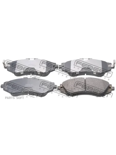 Колодки тормозные Chevrolet Aveo (T200 T250) 03- передние Febest 1001-J150F