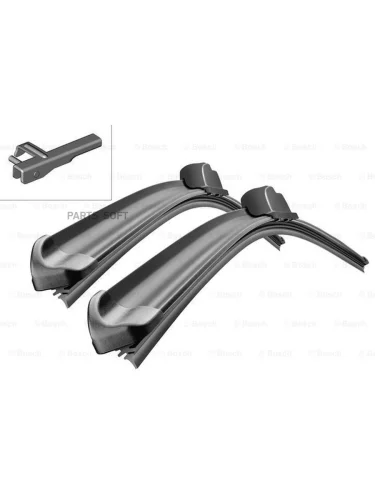 Щетки стеклоочистителя бескаркасные Aerotwin 650*650 мм  крепление Side Pin