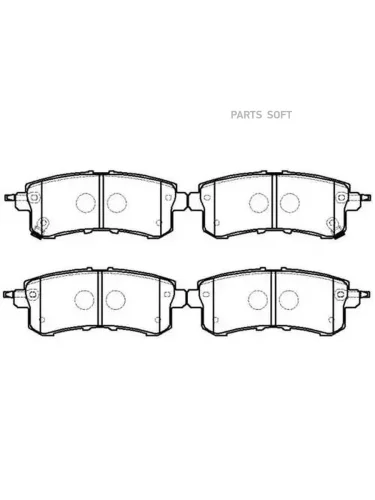 Колодки тормозные дисковые задние INFINITI QX56  QX80  NISSAN PATROL VI 10-