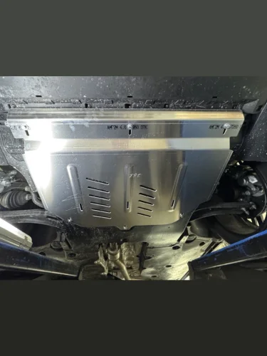 Защита картера и КПП (алюминий) 4мм Volkswagen Teramont Pro 4WD 2L 2025 (Китай)