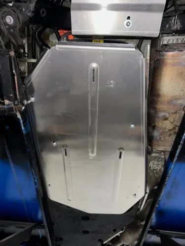 Защита бака (алюминий) 4мм Toyota Highlander IV 2.5h CVT 2019- (Китай)