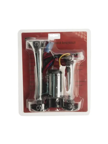 Сигнал звуковой 12V воздушный 2-х рожковый TORINO