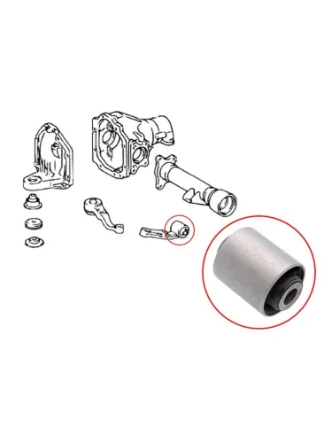 Сайлентблок редуктора Toyota Land Cruiser (J100) 98-07  Lexus LX 98-07