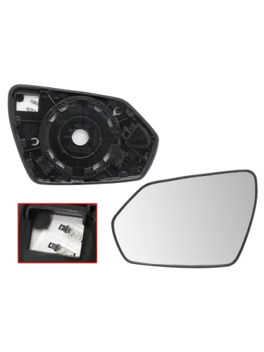 Полотно зеркала Hyundai Elantra 20- (Слева Обогрев)