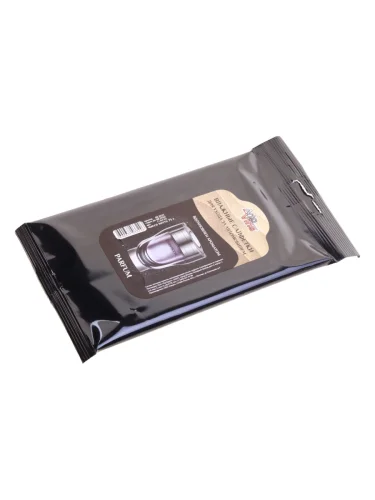 Салфетка влажная для ухода за авто 13х17см в мягкой упак.20шт.(Invictus) парфюмированная AVTOVINS