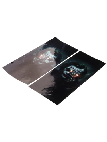 Наклейка виниловая на стойки дверей JOKER №2 20х50см полноцветная (2шт.) AUTOSTICKERS