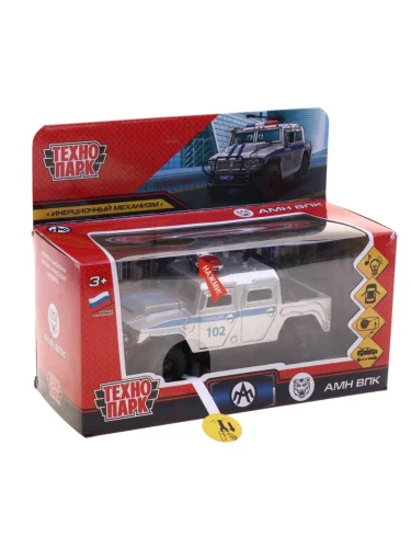 Модель автомобиля АМН ВПК металлическая (свет, звук) 1:43 ТЕХНОПАРК