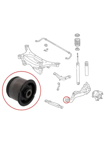 Сайлентблок рычага Nissan Juke 10-20  Serena 05-16