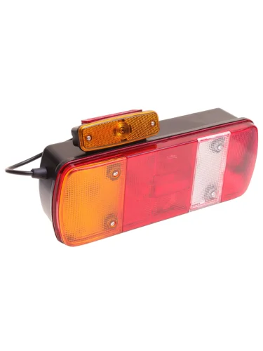 Фонарь задний MAN TGA TGL TGM TGS TGX левый (с габаритом) АМР разъем снизу TANGDE