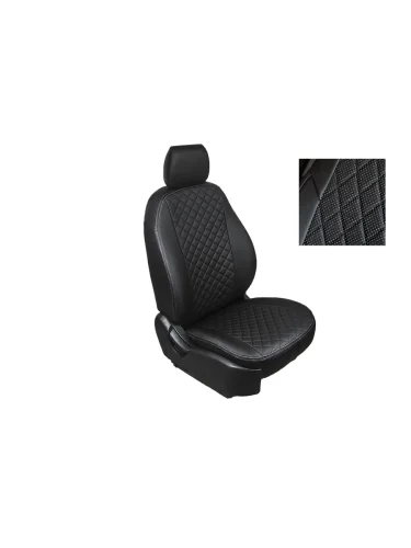 Чехлы из экокожи Ромб для Toyota Corolla (спл. сп., без подл.) 2019-н.в.