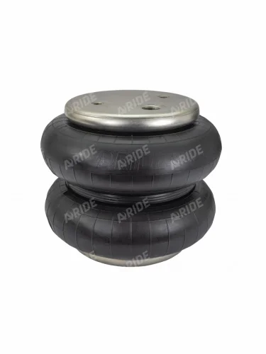 Пневмоподушка 2502 РАЗНООС (сильфон двойной закрытый) двойной сильфон 250 G14 М10 220 190 324 223 90 34 2800 Россия -40°C...+70°C специальная резина с 3х слойным нейлоновым кордом + металлическое межсекционное кордовое кольцо 