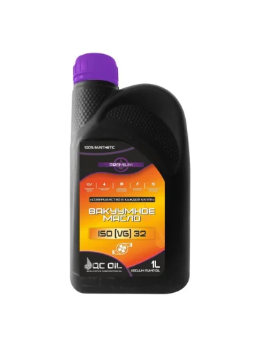 Вакуумное синтетическое масло BM ISO (VG) 32 QC OIL Premium - 1 Синтетическое Промышленное Alcatel 100119120; BUSCH VM VMH VE; Balzers P3; Becker Vakuumpumpen; Beckmann 19; Edwards Ultragrade 19; Fisherbrand 19; Hyvac 93055; Vickers Vane Pump; ISO 6743-3 DVADVC; Kinney Type A; Leybold- Вакуумное 1 