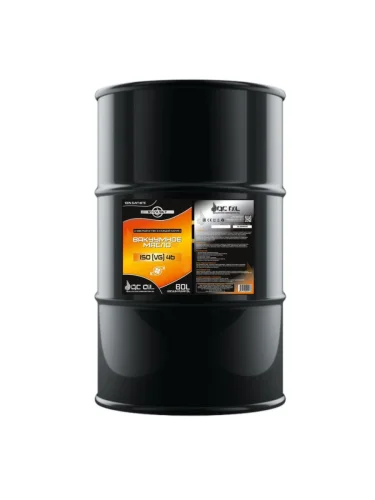 Вакуумное синтетическое масло BM ISO (VG) 46 QC OIL Standart - 60 Синтетическое Промышленное Alcatel 100119120; BUSCH VM VMH VE; Balzers P3; Becker Vakuumpumpen; Beckmann 19; Edwards Ultragrade 19; Fisherbrand 19; Hyvac 93055; Vickers Vane Pump; ISO 6743-3 DVADVC; Kinney Type A; Leybold- Вакуумное 60 