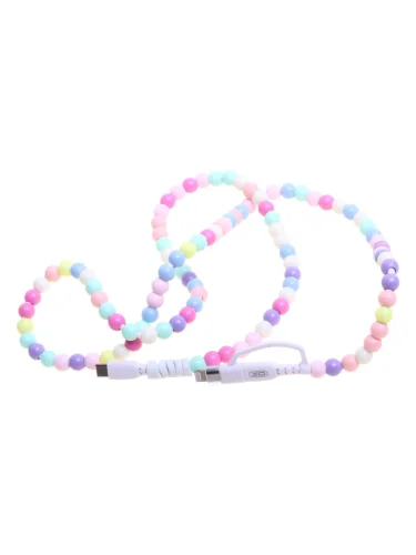 Кабель iPhone (5-)USB Type C 27W 1м белый XO