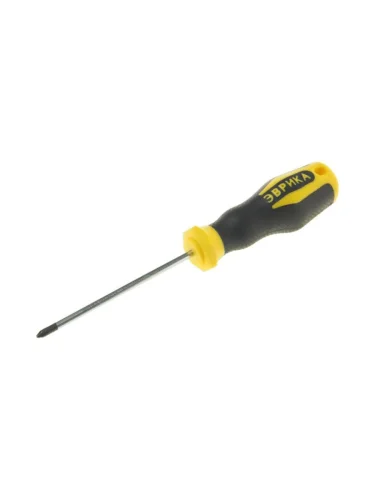 Отвертка крестовая PH 1.0х100мм магнитная ЭВРИКА