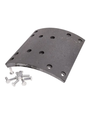 Накладка тормозной колодки SHAANXI задней (217х220) MOVELEX