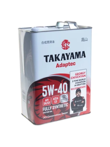 Масло моторное TAKAYAMA Adaptec SNCF 5W40 синт.4л