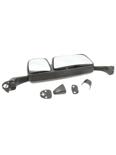 Зеркало  левое MB Actros MP3 с подогревом и кронштейном (серое) TANGDE