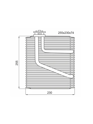 Испаритель кондиционера Nissan Patrol 97-10  Safari 97-07