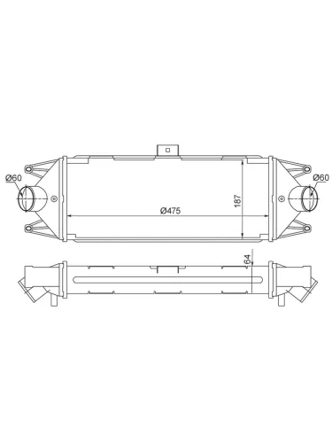 Интеркулер IVECO DAILY 99-