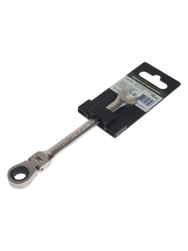 Ключ комбинированный 10х10мм трещоточный с подвижной головкой ДЕЛО ТЕХНИКИ