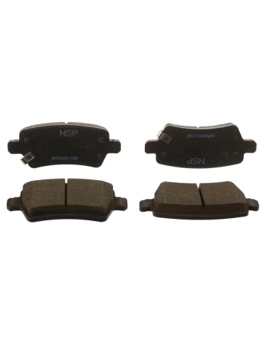 Колодки тормозные GEELY Emgrand (23-) задние (керамика) (4шт.) NSP