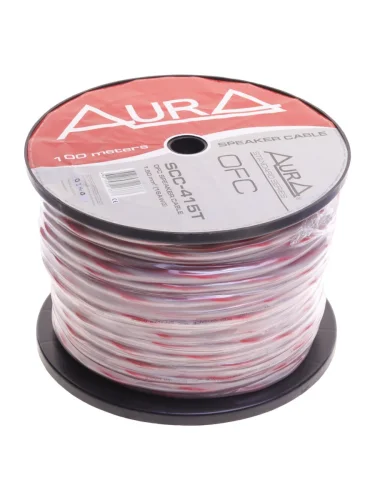 Кабель акустический 16Ga (2х1.5мм) 100м бухта AURA