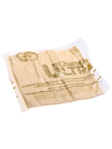 Салфетка замша синтетическая универсальная 43х32см в тубусе AUTOVIRAZH