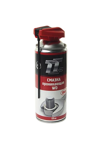 Смазка универсальная проникающая WD 520мл распылитель 2в1 TT