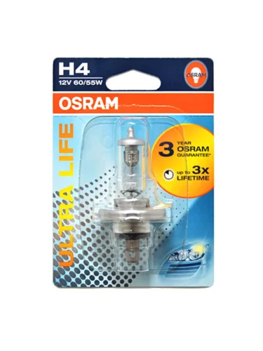 Лампа 12V H4 6055W P43t-38 блистер (1шт.) Ultra Life OSRAM
