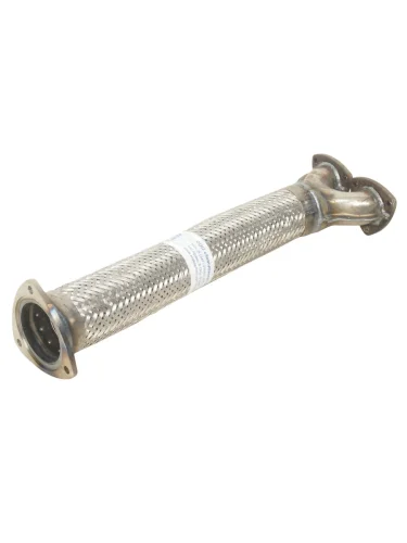 Металлорукав МАЗ в сборе (нержавеющая сталь) в оплетке L=629мм  D=90мм МЕТАЛЛОКОМПЕНСАТОР