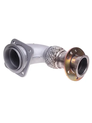 Патрубок КАМАЗ-ЕВРО приемный с компенсатором НО МЕТАЛЛОКОМПЕНСАТОР