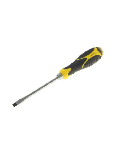 Отвертка шлицевая SL 6.5х125мм магнитная ударная силовая ЭВРИКА