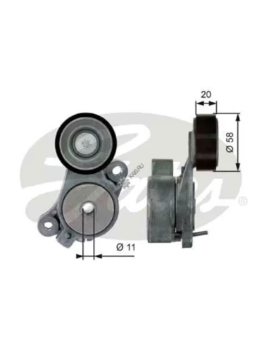 Ролик приводного ремня VW Beetle (12-15) AUDI A1 (11-14) SKODA Fabia натяжителя GATES