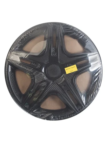 Колпак колеса R-15 черный ДАКАР комплект 4шт.