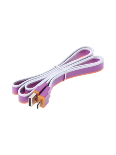 Кабель micro USB 1м фиолетовый SICRON