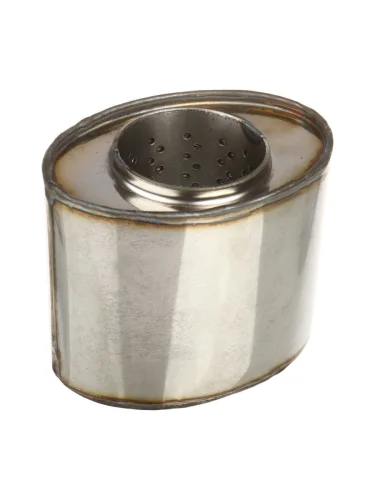 Пламегаситель коллекторный L=100мм (внешн.d=90мм внутр.d=60мм B=160мм) овальный нерж.ст 333