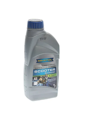 Масло моторное для 4-х тактных двигателей RAVENOL SCOOTER 4T псинт.1л