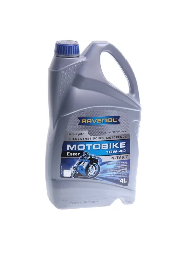 Масло моторное для 4-х тактных двигателей RAVENOL ESTER 4T 10W40 псинт.4л