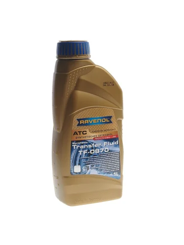 Масло трансмиссионное Transfer Fluid DTF-1(TF-0870 new) синт.1л RAVENOL