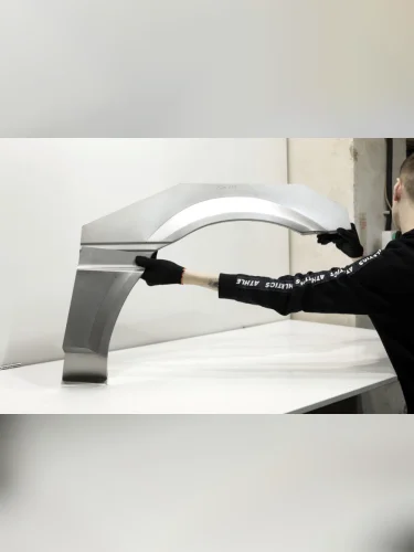 Арка ремонтная задняя ЛЕВАЯ для Mercedes Benz VitoViano-(639) 2003-2014 (мерседес витовиано 639), тип кузова - минивэн , холоднокатаная сталь 1 мм