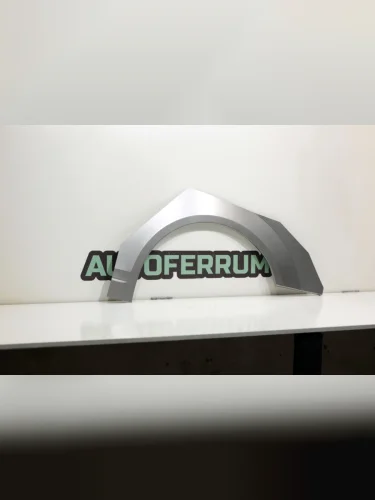 Арка ремонтная задняя ЛЕВАЯ для VW Caddy III 2004-2015(фольксваген кадди 3), тип кузова - фургон , оцинкованная ЦИНК сталь 0,8 мм