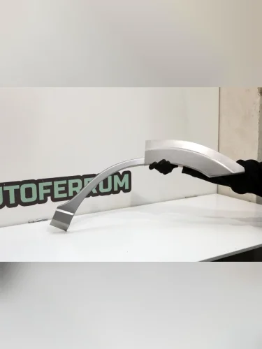 Арка ремонтная задняя ЛЕВАЯ для Mitsubishi PajeroMontero IV (V8, V9) 2006-2024 (митсубиши  митсубиси паджеро 4), тип кузова - внедорожник 5дв , холоднокатаная сталь 0,8 мм