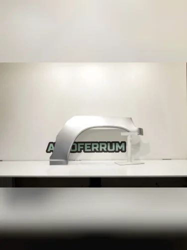 Арка ремонтная задняя ЛЕВАЯ для Mitsubishi Pajero Pinin (H6,H7) 1999-2005 (митсубиши  митсубиси пинин), тип кузова - внедорожник 3-ДВЕРИ , холоднокатаная сталь 0,8 мм