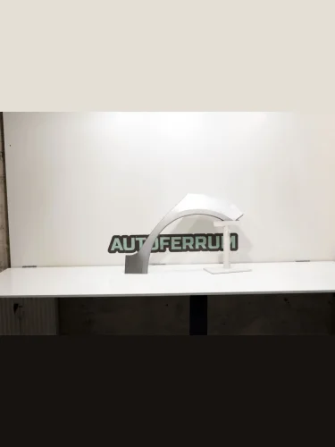 Арка ремонтная задняя ЛЕВАЯ для Skoda Fabia 2007-2015 (шкода фабия 2), тип кузова - хэтчбэк , холоднокатаная сталь 0,8 мм