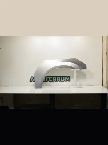 Арка ремонтная задняя ЛЕВАЯ для Toyota Land Cruiser (90)-Prado 1996-2002 (тойота ленд крузер прадо 90), тип кузова - внедорожник 3-ДВЕРИ , оцинкованная ЦИНК сталь 0,8 мм