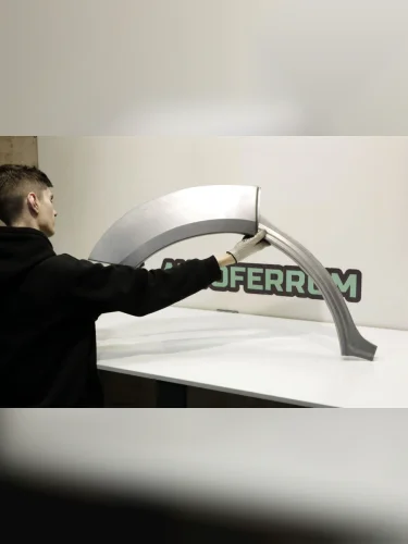 Арка ремонтная задняя ПРАВАЯ для Land Rover Range Rover III vogue (LM) 2002-2012 (лэнд ровер 3 вог), тип кузова - внедорожник , холоднокатаная сталь 1 мм